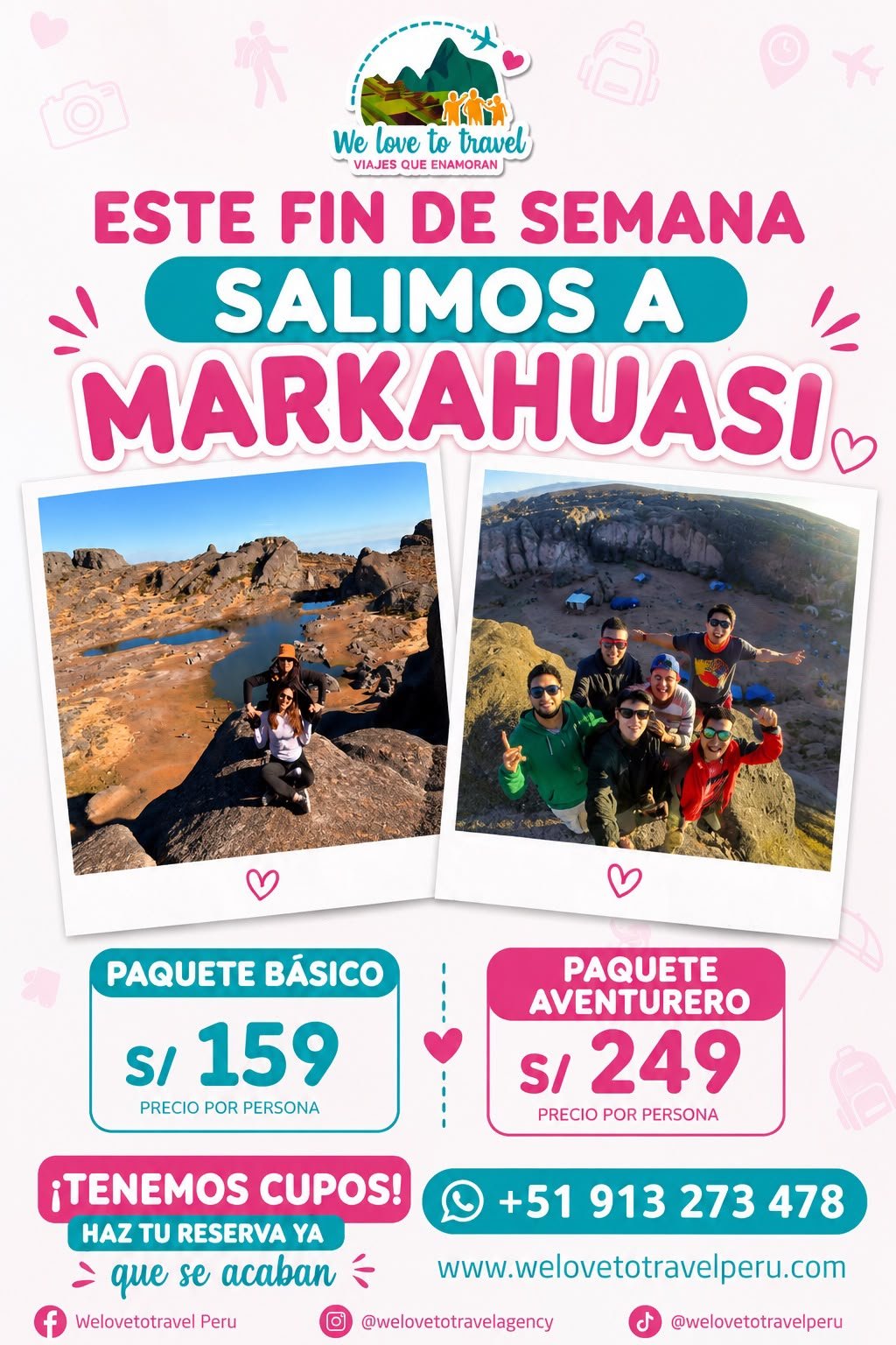 Paquete Markahuasi — Fin de semana
