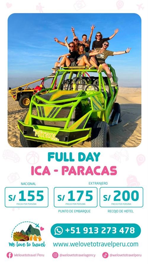 Paquete Full Day Ica + Paracas
